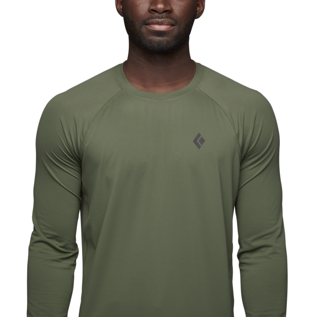 Black Diamond Alpenglow Crew футболка чоловіча з довгим рукавом, тундра