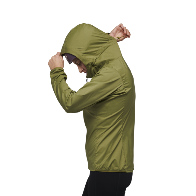 Black Diamond Alpine Start Hoody ультралегка софтшел куртка жіноча, лісовий зелений