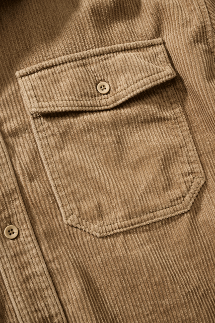 Brandit Corduroy Classic рубашка з довгими рукавами, верблюжа