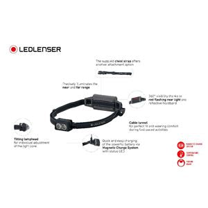 LEDLENSER NEO5R налобний ліхтар, чорно-синій