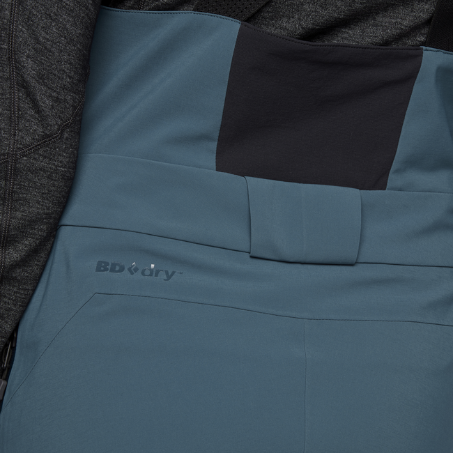 Black Diamond Recon Stretch Bibs штани жіночі з тратами, азурит