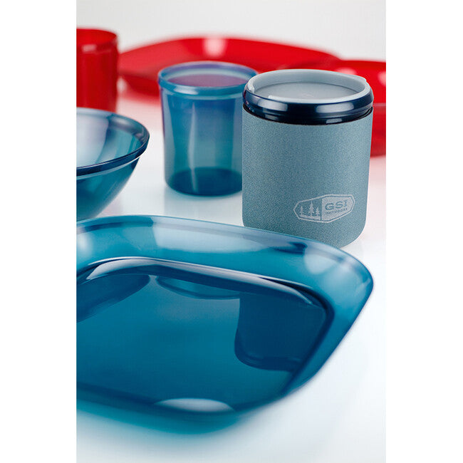 GSI Outdoors Infinity набір посуду для 4 осіб, різнокольоровий