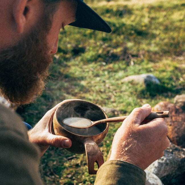 KUPILKA Classic Cup чашка 21 з ложкою, коричневий
