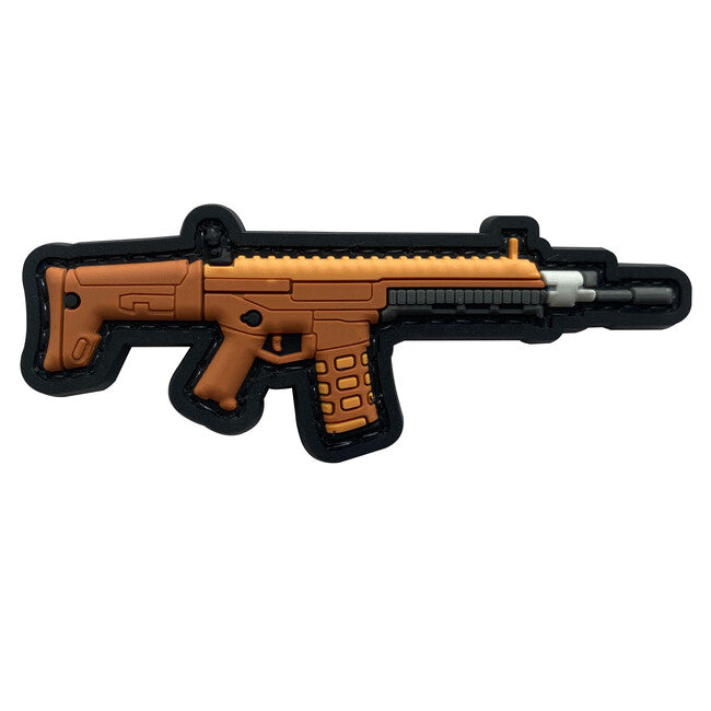 WARAGOD 3D GUN нашивка PVC