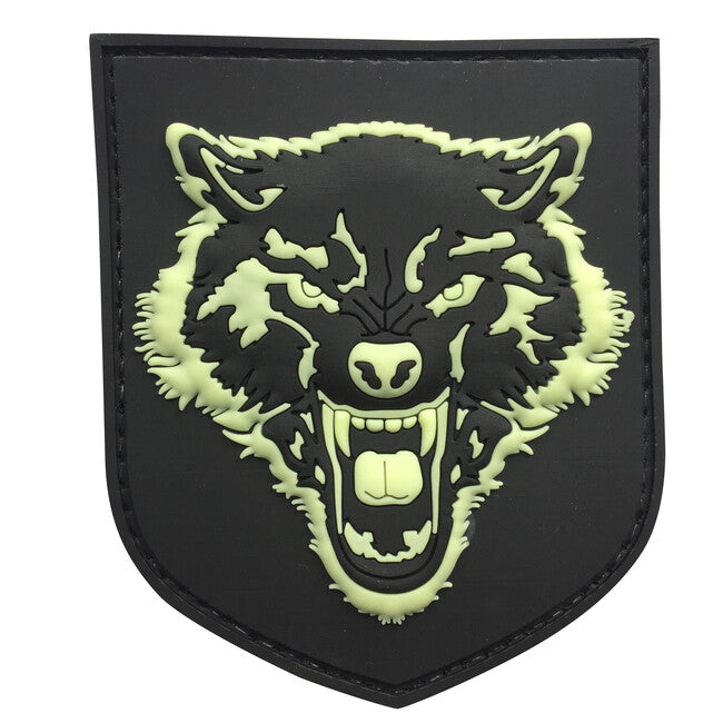 WARAGOD 3D Wolf PVC нашивка світлова