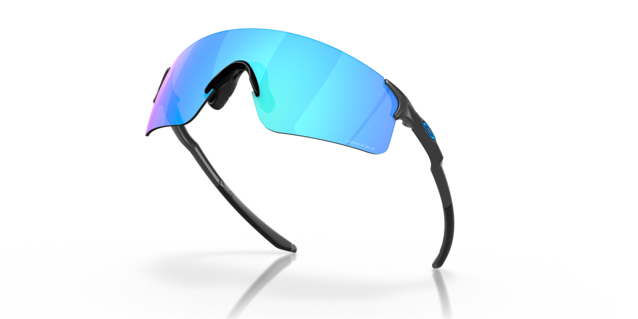 Oakley EVZERO BLADES сонячні окуляри з оправою Steel та зі скельцами Prizm Sapphire