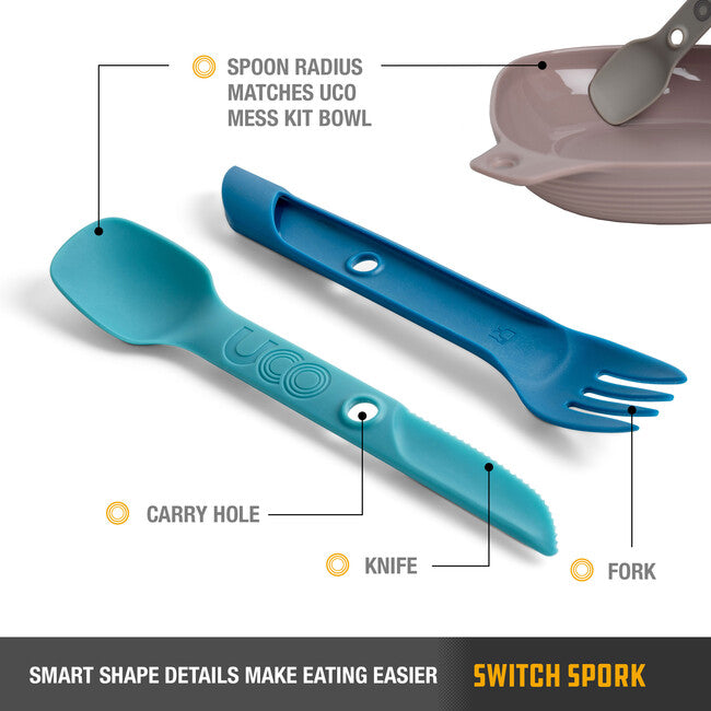 UCO Switch класична сет приборів spork синій