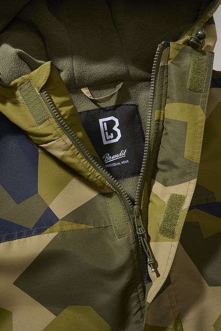 Brandit Frontzip Windbreaker куртка, swedish камуфляж
