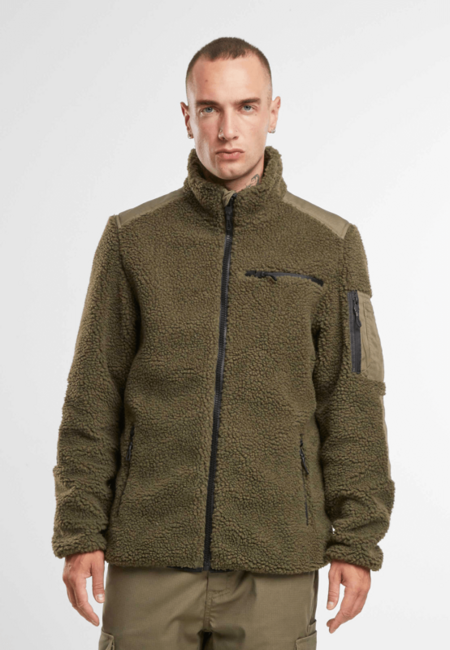 Brandit флісова куртка Ramble Teddyfleece чоловіча, оливкова