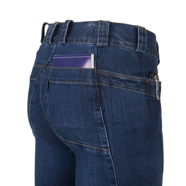 Helikon-Tex COVERT штани тактичні Denim Mid, vintage worn синій