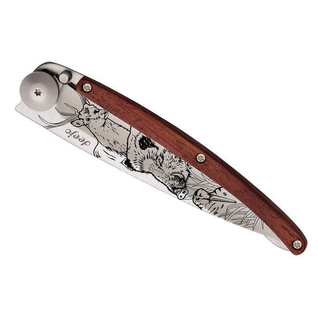 Deejo Tattoo Hunting складаний ніж coralwood