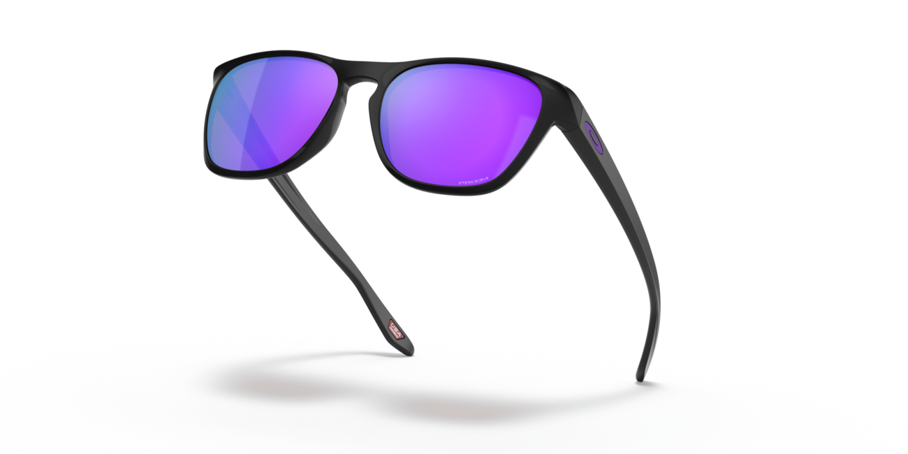 Oakley MANORBURN сонцезахисні окуляри в оправі зі скельцями, матовий чорний, Prizm Фіолетовий 56