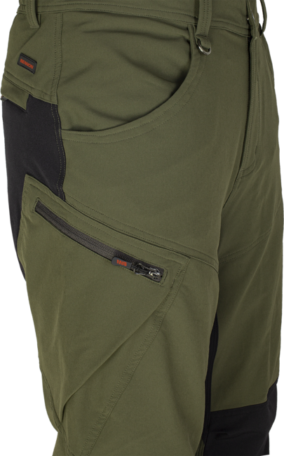 BENNON Fobos робочі штани outdoor, зелена/чорна