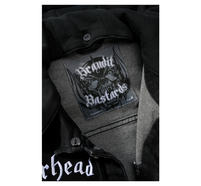 Brandit Motörhead Cradock джинсова куртка, чорна-чорна