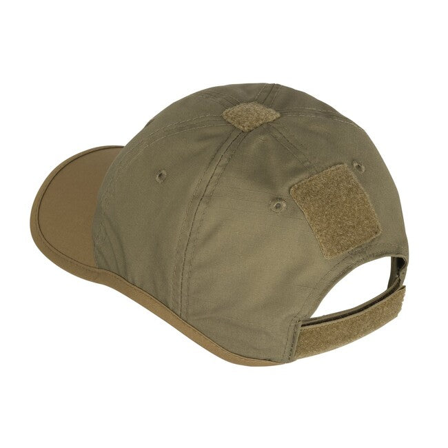 Helikon-Tex кепка PolyCotton Ripstop з логотипом, койотовий коричневий / оливково-зелений