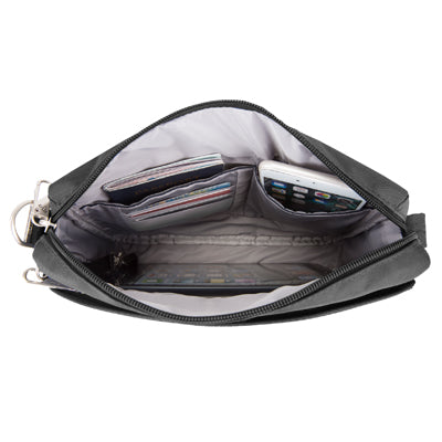 Travelon Classic Crossbody сумка через плече з захистом від крадіжки, чорна