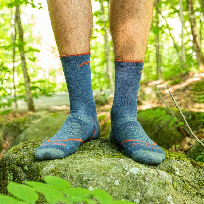 Darn Tough Light Hiker Micro Crew шкарпетки легкі з подушечкою, denim