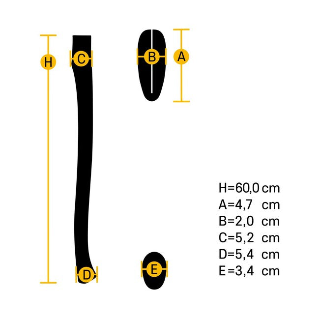 Hultafors Premium Curved ручка сокири HB AHC 600-43X18 HB 842770 id