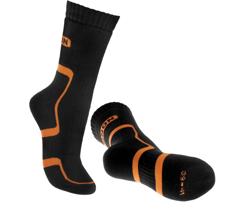 BENNON TREK SOCK тrekові шкарпетки, чорна/помаранчева