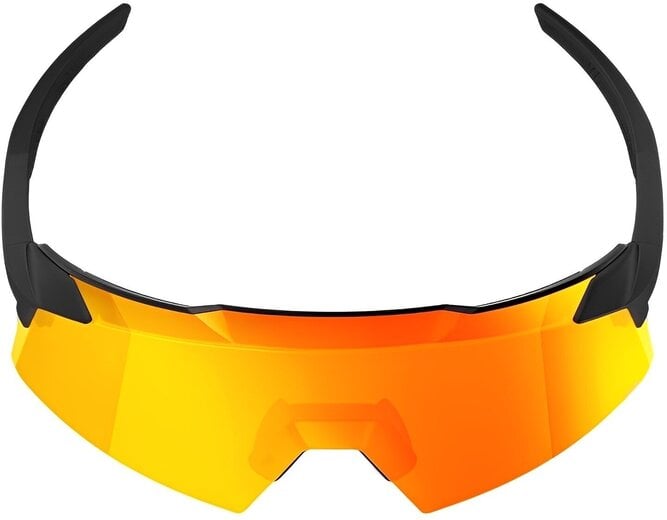 100% Aerocraft сонцезахисні окуляри Soft Tact Black, HiPER Червоний Multilayer Mirror