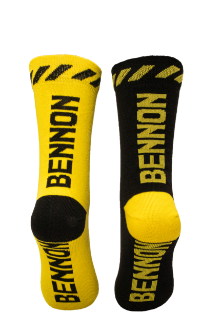 BENNON BENNONKY шкарпетки, жовто-чорні