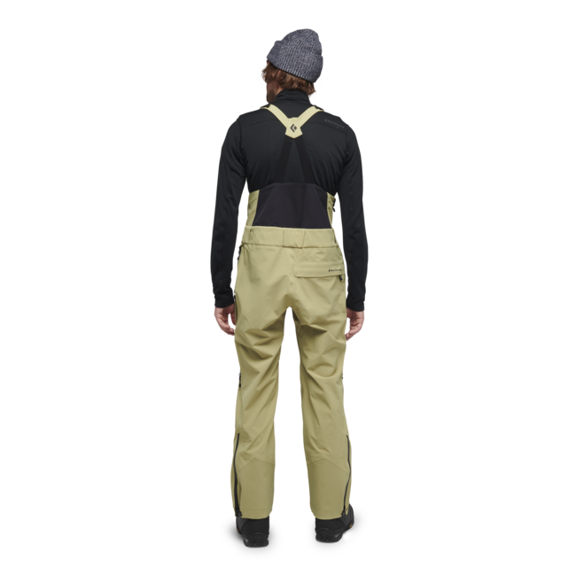 Black Diamond Recon Stretch Bibs штани чоловічі з лямками, кедровий зелений