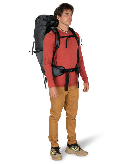 OSPREY EXOS 48 туристичний рюкзак, темно-сірий