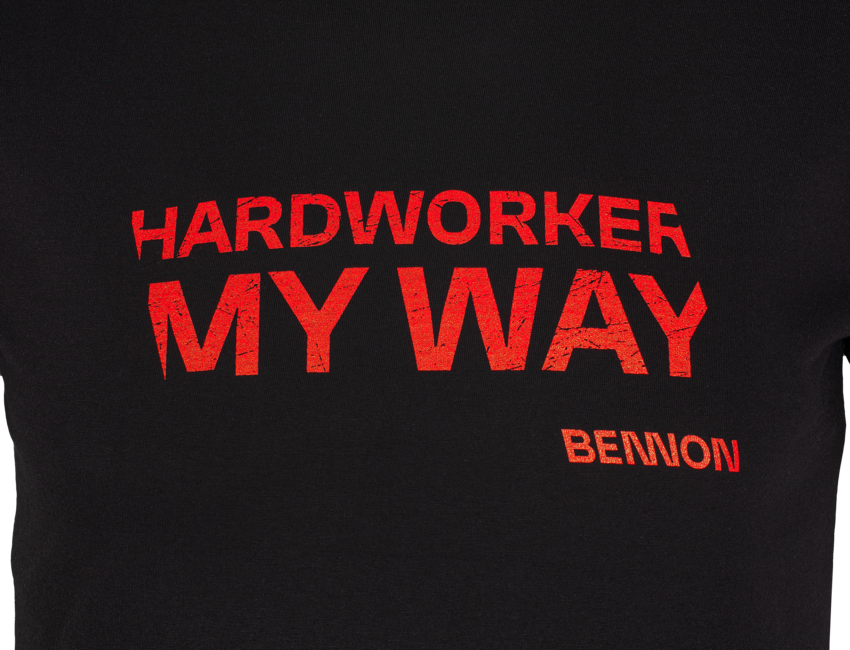 BENNON HARDWORKER футболка, чорна