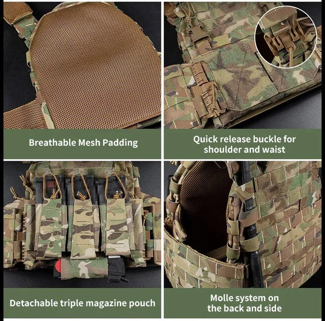 DRAGOWA Tactical Raven жилет тактичний, койотовий коричневий