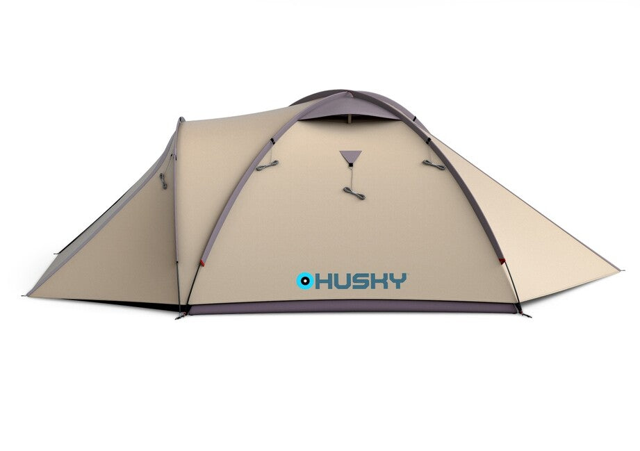Husky Bizon 3 Plus сімейний трекінговий намет для 3 осіб, light brown