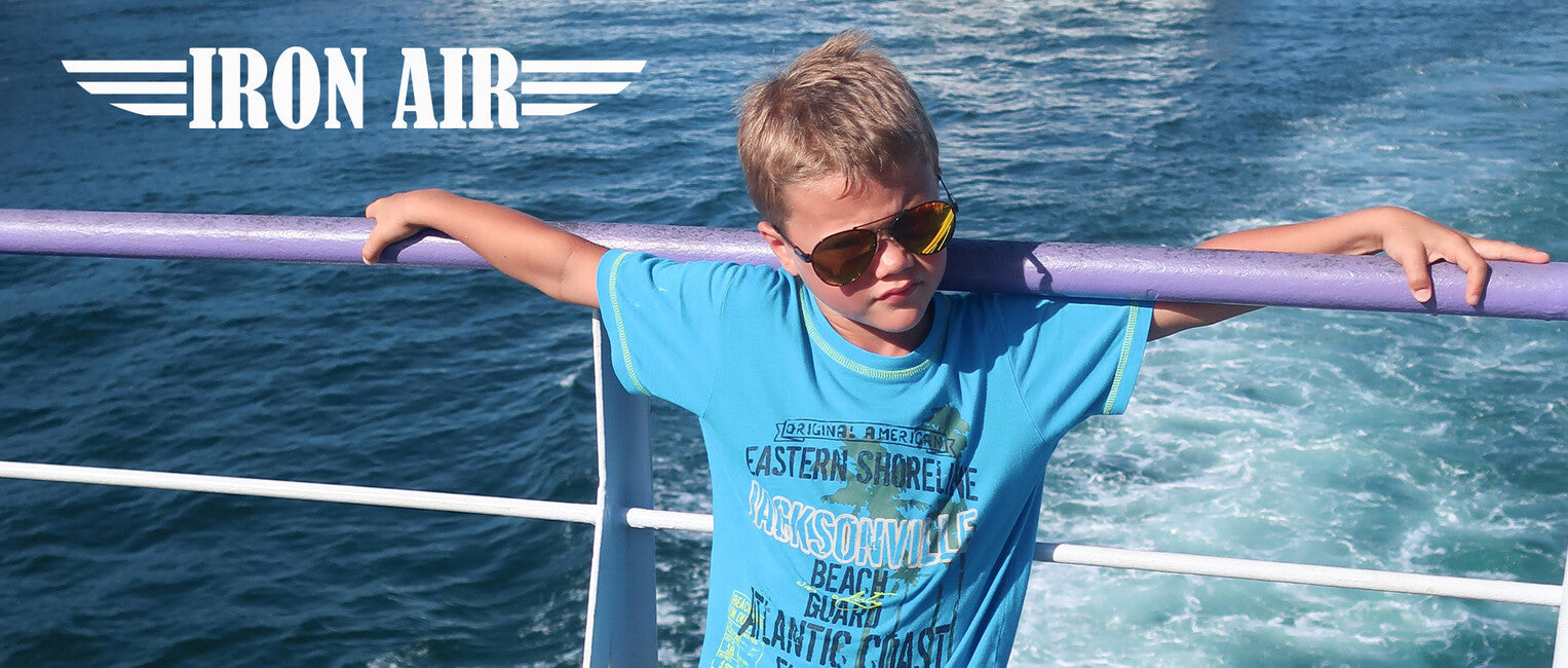 ActiveSol Kids Iron Air поляризаційні сонцезахисні окуляри дитячі, помаранчеві/дугові