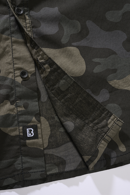 Brandit Roadstar сорочка з короткими рукавами, darkcamo