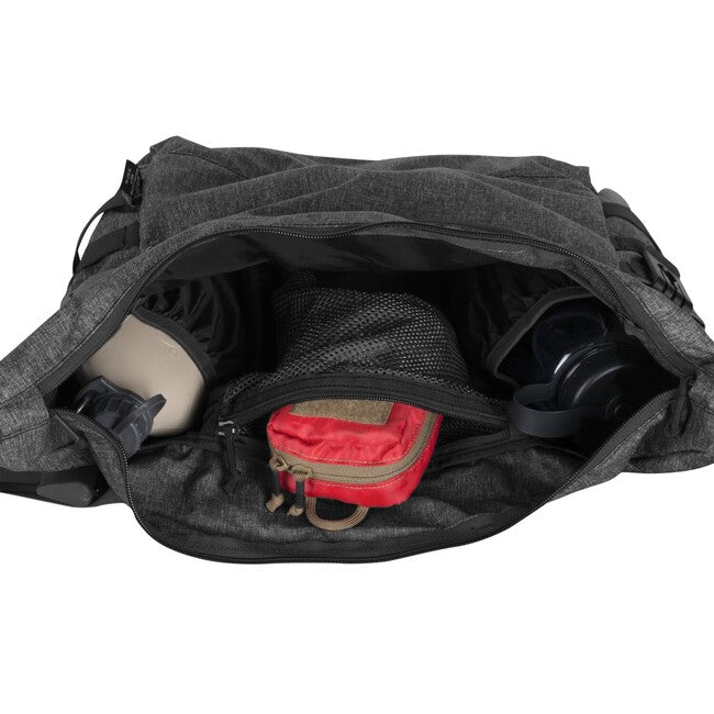 Helikon-Tex BUSHCRAFT SATCHEL сумка з нейлону та поліестеру, меланжева чорно-сіра