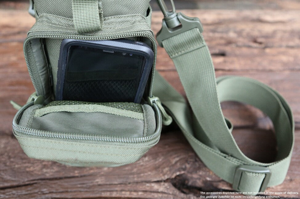 Brandit Molle чохол для пляшки з кишенькою II, чорний