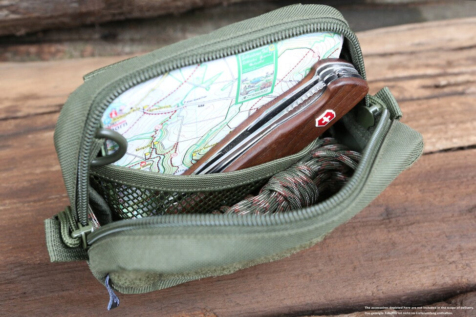 Brandit molle compact поясна сумка, вудленд