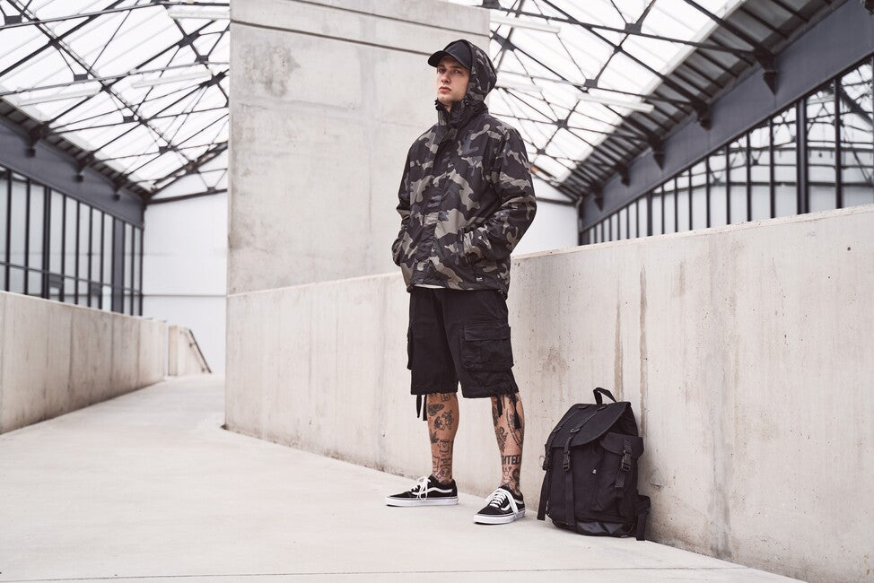 Brandit Windbreaker Frontzip куртка, woodland