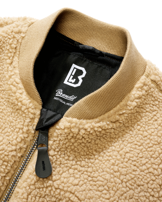 Brandit MA1 куртка Sherpa, верблюжа
