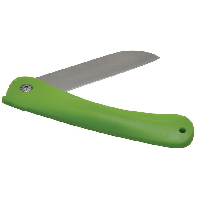 Baladeo ECO193 Birdy карманный нож, лезвие 8 см, сталь 2CR13, рукоять PP зелена