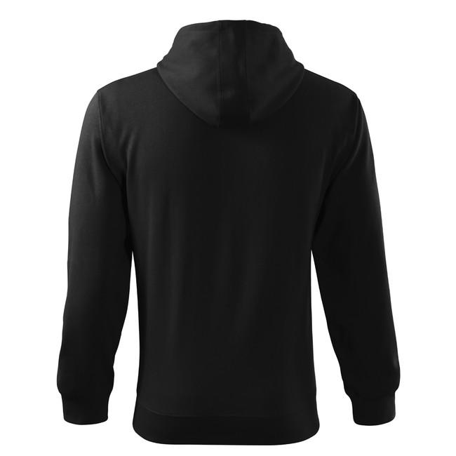 Malfini Trendy Zipper світшот 300g/m2, чорний