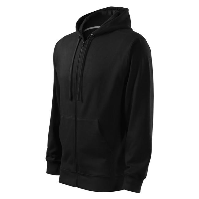 Malfini Trendy Zipper світшот 300g/m2, чорний