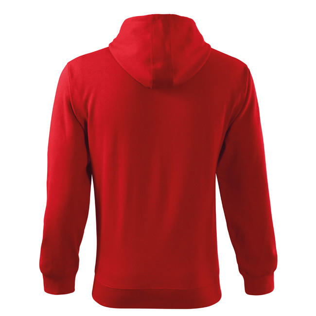 Malfini Trendy Zipper світшот чоловічий 300g/m2, червоний