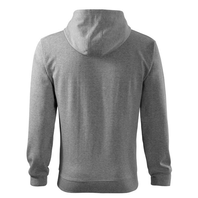 Malfini Trendy Zipper світшот 300g/m2, сірий