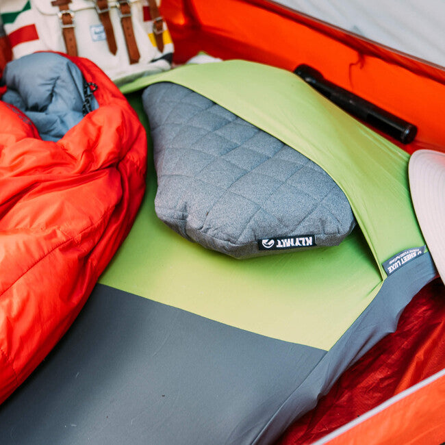 Klymit Luxe V Sheet XL захисний чохол на килимок, зелено-сірий