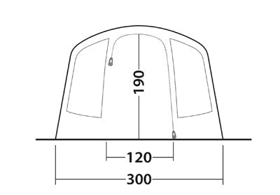 Outwell Sunhill 5 Air намет на 5 осіб