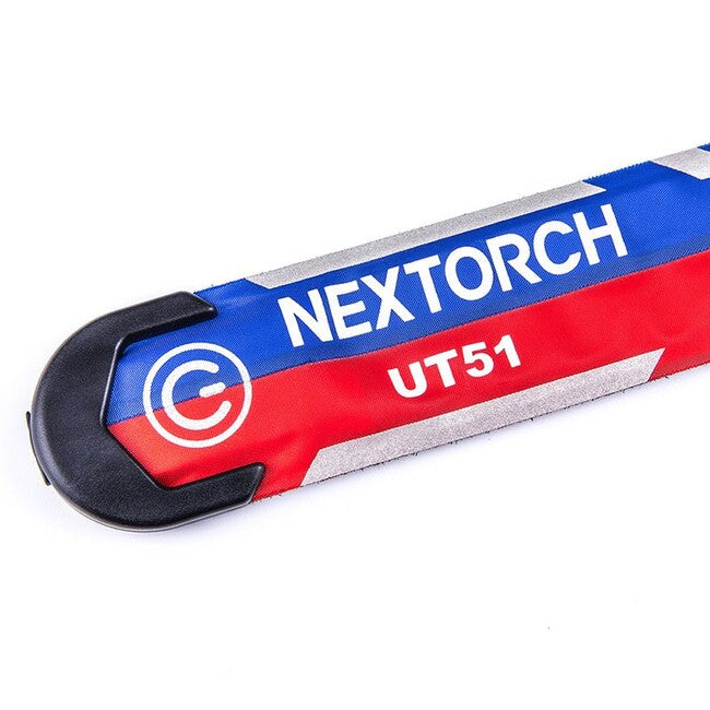 NexTorch® UT51 мигаюча безпечна стрічка, червоно-синя