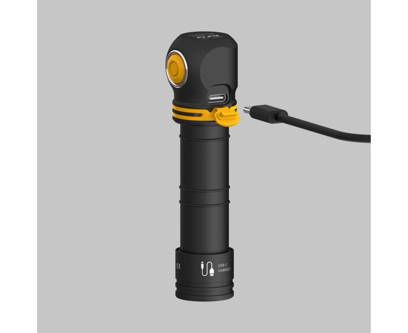 ArmyTek Elf C2 USB-C налобний ліхтар із LED ручним ліхтаром теплий білий 1023 лм живлення від акумулятора