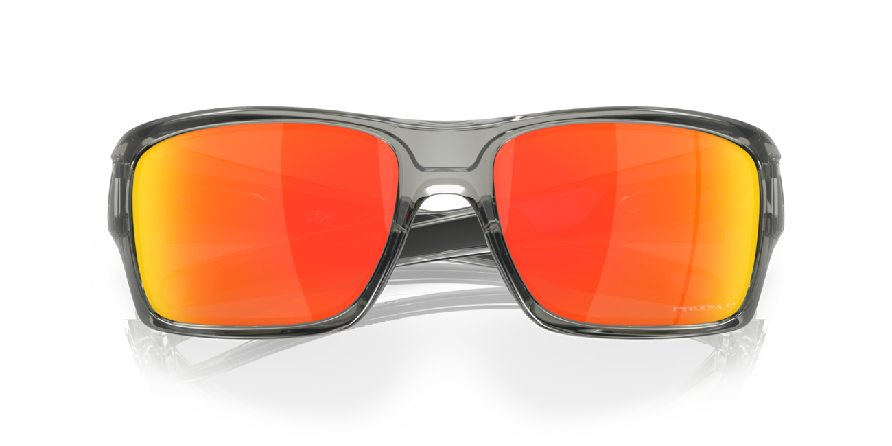 Oakley TURBINE сонячні окуляри з оправою Grey Ink та лінзами Prizm Ruby Polarized, 65