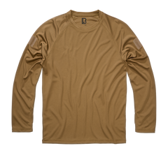 Brandit Quick Dry футболка швидкосохнуща чоловіча з довгим рукавом, верблюжа