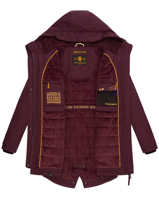 Navahoo softshell куртка BRINJAA жіноча, bordó
