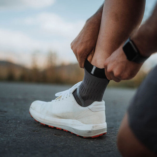 Sidas T-Free Run шкарпетки, сіра/чорна